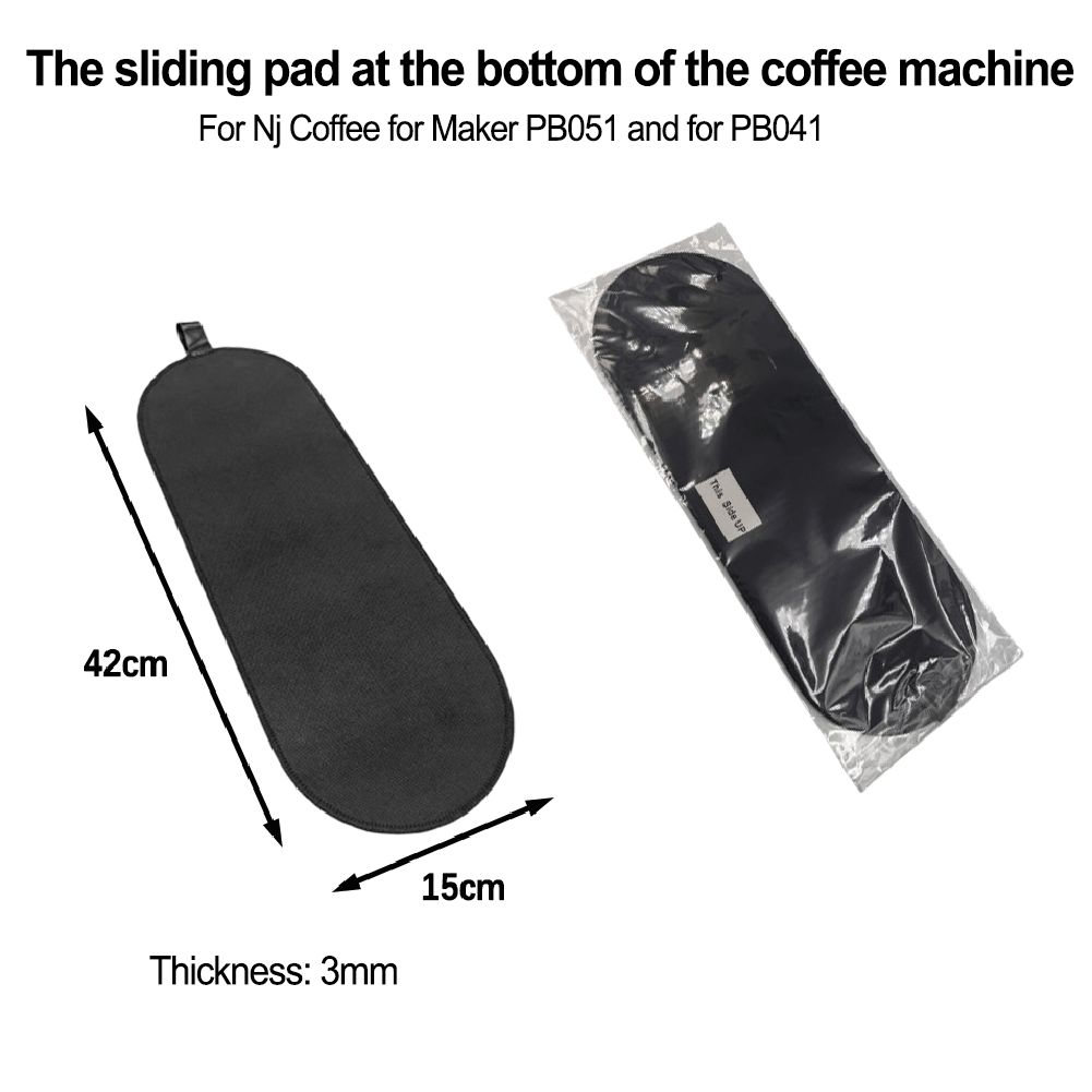 1/2 Stück Kaffeemaschinen-Bodenrutschpad Rutschmatten für NJ PB051/PB041 Kaffeemaschine - Leichtes Gleiten Mit Anti-Rutsch-Basis Teilen