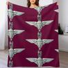 Parachute Regiment Cap Badge Throw Blanket Luxurious Soft Blanket Holiday Gift for Family