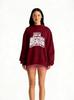 European Size Women's Autumn Heavyweight High Neck Casual Hoodie