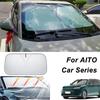 Car Front Windshield Sunshade For AITO M5 M6 M7 M8 M9 Ultra EV Max UV Protection Sun Shade Auto Interior Accessories