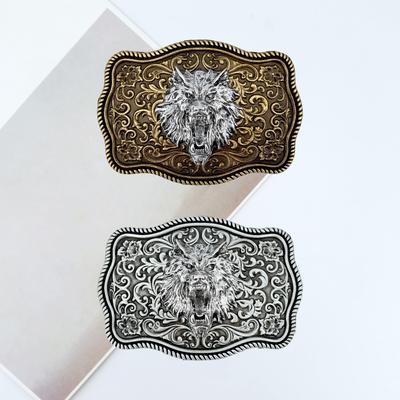 Custom Pattern Zinc Alloy Belt Buckle Heavy Duty for Daily Wear