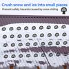 25Pcs Metal Roof Snow Guards with Screws Anti-Snow Device Easy Installation Winter Weather Snow Barrier