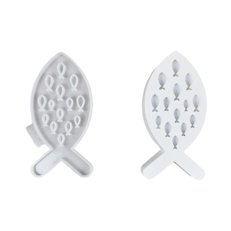 

Hollowed Fish Shape Silicone Candle Stand Molds for Candle Tealight Holder Gypsum Decoration Epoxy Resin Silicone Molds