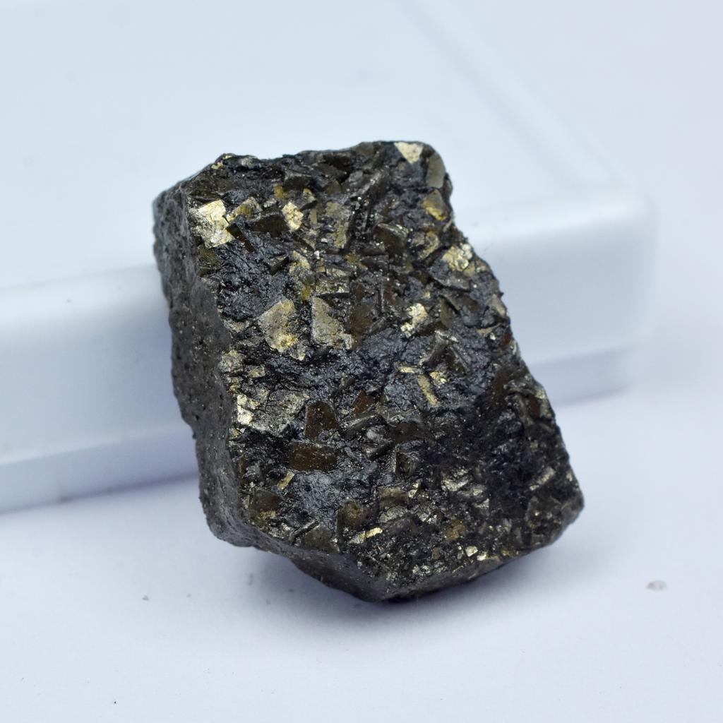 Natural Pyrite Loose Gemstone Brazilian Golden Crystal 41.95 ct Rough for Gemstone Collections