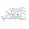Happy Birthday Metal Cutting Dies for DIY Scrapbooking Album Paper Cards Decorative Crafts Embossing Die Cuts