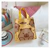 Trendy handbag bag souvenir cartoon capybara student large-capacity handbag storage bag