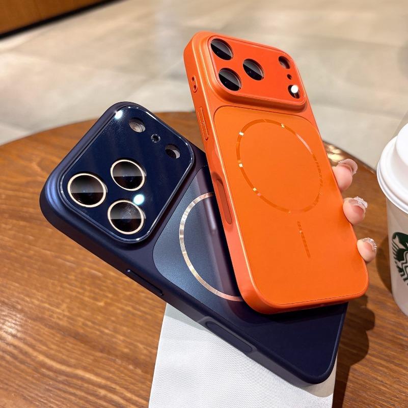 Mit Kamera-Steuertaste Matt Magnetisch Magsafe Hülle Für iPhone 17 Pro Max 16 15 14 13 Großes Fenster PC Stoßfeste Abdeckung