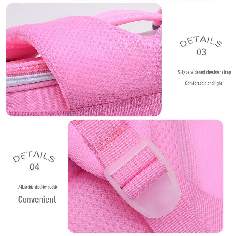 2025 Lightweight Spine-Protecting Backpack for Primary School Girls and Boys, Grades 1-6