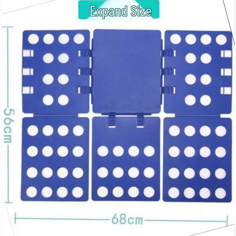 Lazy Person’s Creative Folding Board: Easy Clothes Organizer and Shirt Folding Rack