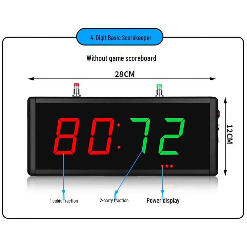 Jun Ding Ying Wireless LED Rechargeable Scoreboard