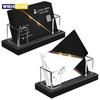 Transparent Acrylic Business Card Holder, Office Business Card Display Stand, 30-40 Business Cards Card Holder For Desk