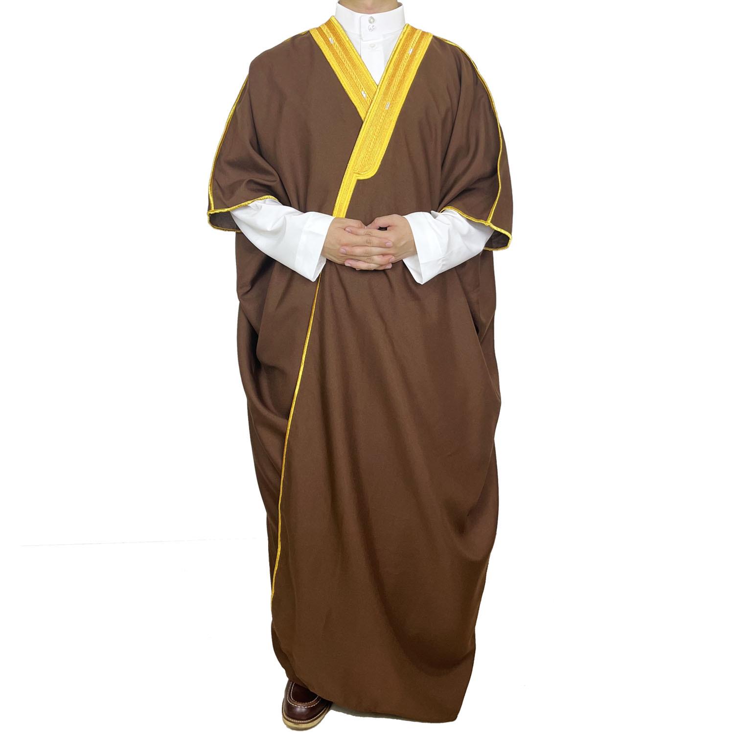 

Транскордонний вишитий малайський середньосхідний арабський плащ XL (116*142cm)