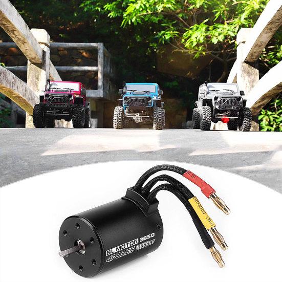 45A 60A 80A 120A ESC/3900KV Splashproof Brushless Motor for 0.0486111111111111 RC Car Truck