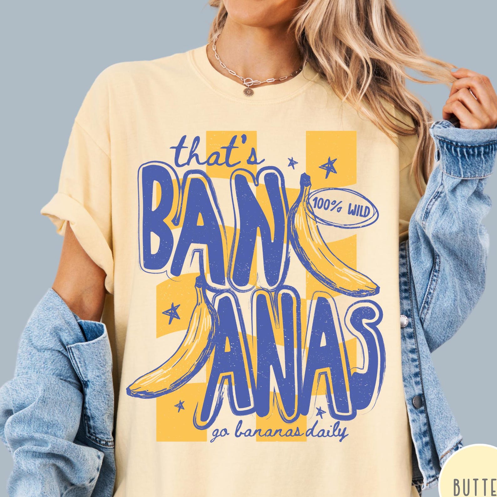 That s Bananas Comfort Colors® T-Shirt, Funny Banana Shirt, Go Bananas Shirt, Cute Fruit Tee, Trendy Graphic Tee, Funny Food Pun Shirt XL