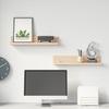 823599 vidaXL Wall Shelves 2 Pcs 50x11x9 Cm Solid Pine Wood