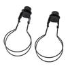 Bulb Clip Adapter Metal Wire Rust Proof Clip On Bulb Lampshade Holder with Finial Top for Table Lamp Floor Lamp 2pcs