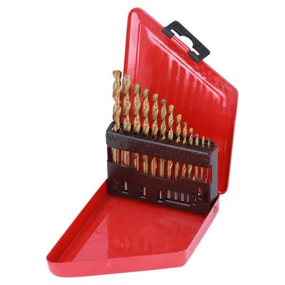 13Pcs Twist Drill Bits Fast Change HSS for Wood Metal Cutting 1.5?6.5mm Shank with CaseGold