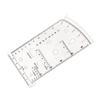 652F Geometry Drawing Template Measuring Tool Coordinate Reader and Protractors Topographical Map Scale Ruler