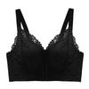 Light Green Lace Front Closure Bra with Adjustable Wide Straps