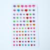 Children's 3D Crystal Gem Cartoon Stickers: Shiny Princess Rewards & Educational Stationery