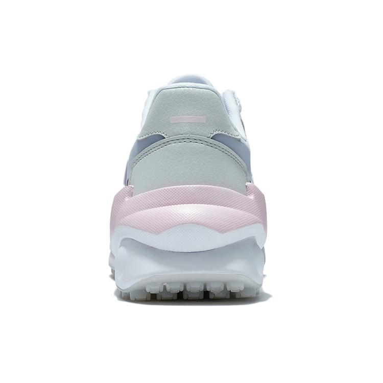 New LiNing Square Durable Breathable Low-Top Sports Casual Shoes Women's Gray Blue AGCS014-2