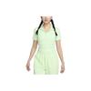 Sportswear Essentials Solid Casual Pullover Kurzarm Polo Damen Tops Vapor-Green DV7885-376