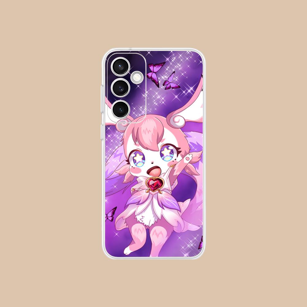 HSR Mem Clear Mobile Phone Case for Samsung Galaxy S25 S24 S23 S22 S21Plus FE Ultra Colorful Cover