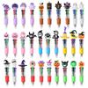 5/10/20Pcs Cute Halloween Themed Four-color Ballpoint Pen for Kids Halloween Party Favors Gift School Prize Goodie Bag Stuffers