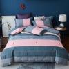 Four-Piece INS Style Cartoon Bedding Set: A-Class Single Duvet Cover, Universal for All Seasons