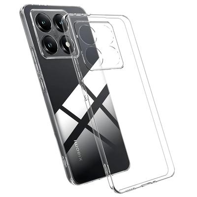 Carcasă moale din silicon ultra-subțire Pentru Xiaomi Mi 14T 14 T Pro Capac spate ultra-transparent Clar Coajă rezistentă la șocuri Crystal Slim Coque