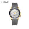 Mens Quartz Watches Large Face Diving Style Wrist Watch Luminous Hands Waterproof Watch with Date