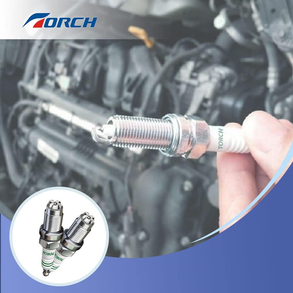PK2 TORCH F6RTC Spark Plug Replace For NGK 7131 BPR6ES Spark Plug, For Bosch WR6DC WR7DC Spark Plug, For Champion RN9YC RN10YC Spark Plug,For Denso