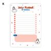 Fridge Magnet Whiteboard Erasable Smooth Writing Self-adhesive Sticky Anti-scratch Leave Message Foldable A3 A4 Anti-slip Magnetic Soft Whiteboard