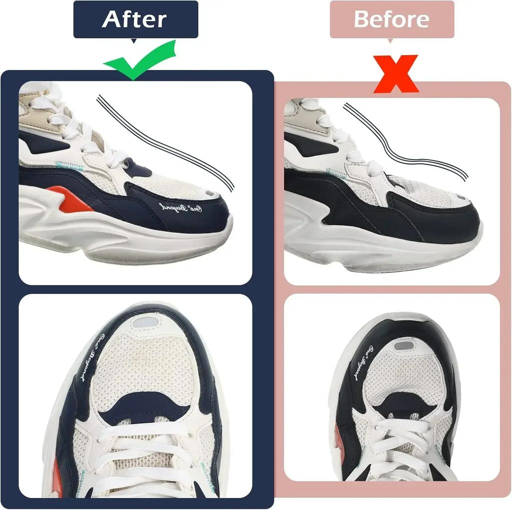2/10pcs Anti Crease Shoe Protector for Sneakers Toe Caps Anti-wrinkle Support Shoe Stretcher Extender Sport Shoe Protection