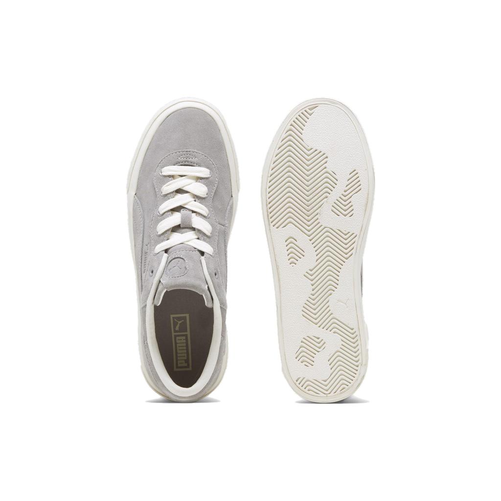 PUMA Capri Royale Suede Unisex Sneakers Concrete Gray Frosted Ivory 393752-02
