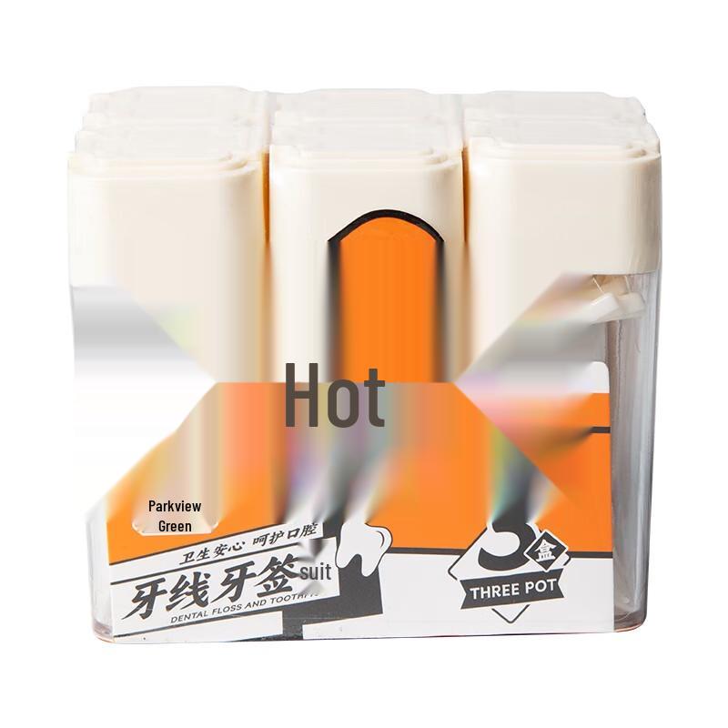 Disposable Toothpick & Dental Floss Combo Set