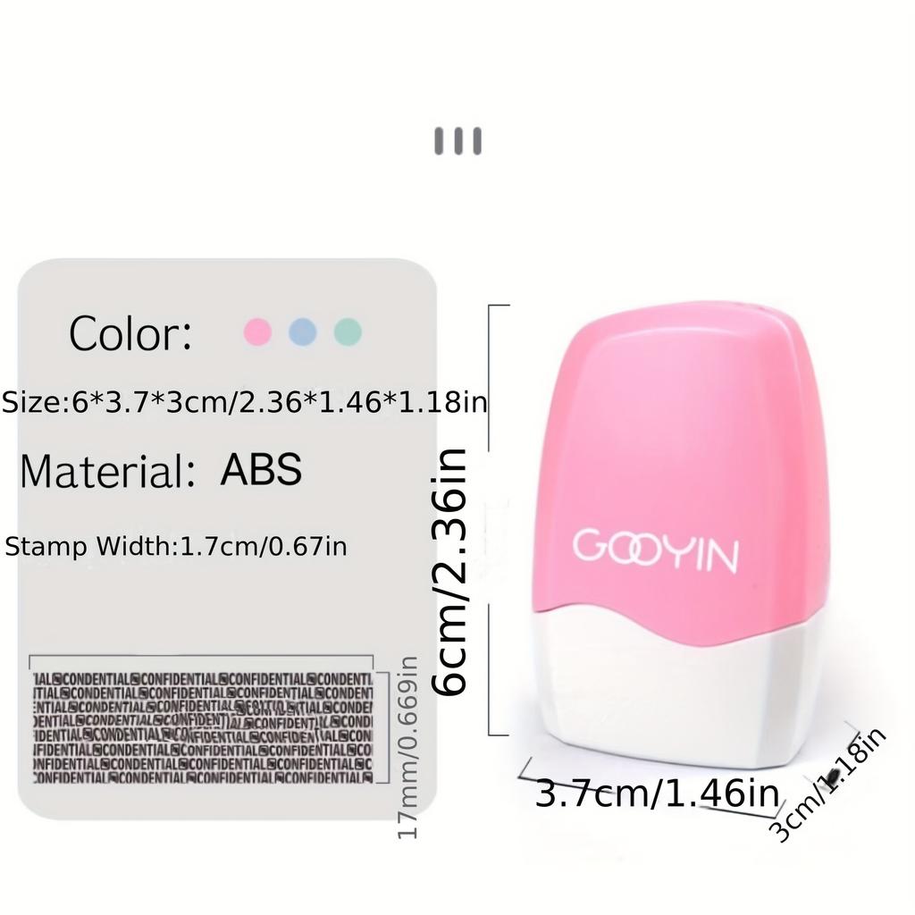 Privacy Protection Seal - Multi-Functional Rolling, Suitable for Documents, Bills, Financial Information,One Roll,Seals Securely