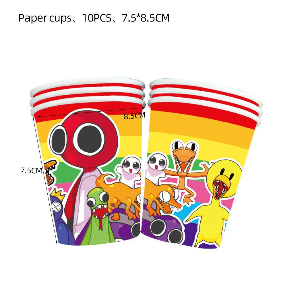 Rainbow Roblox Friends Party Supplies Banner Cake Topper Balloons Birthday Kids