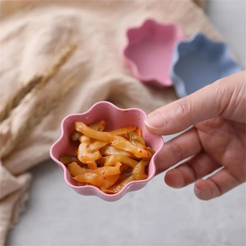 Tableware Bowl Heart Shape Lightweight Seasoning Bowl Food Sauce Dish Appetizer Plates For Kitchen Tools Kitchen Accessories