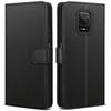 Case for Redmi Note 9S (6.67") Leather Effect Black Elegant Design Strong Magnetic Closure