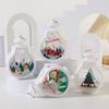 Christmas Candle Wind Lamp Table Ornaments Lamp Night Lamp Old Man Snowman Santa Claus Elk Christmas Gift Light Decorative Light