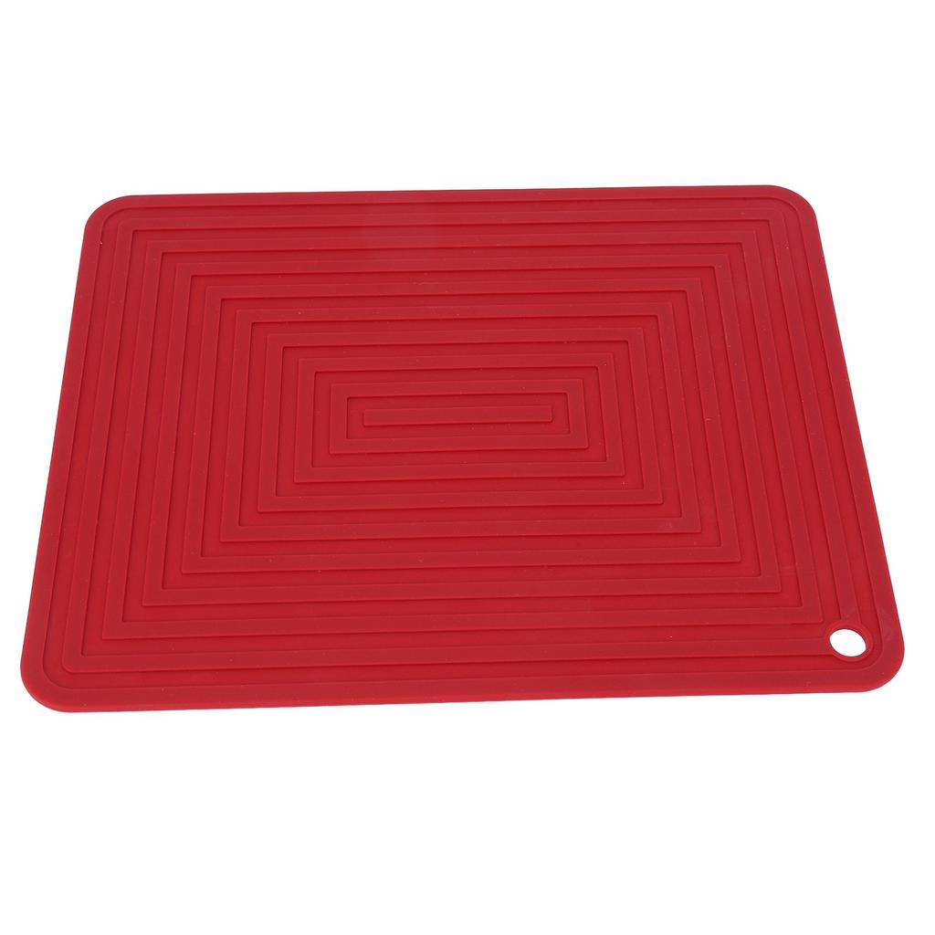 Dish Drying Pad Prevent Slip Flexible Insulated Placemat Silicone Drain Mat for Kitchen B