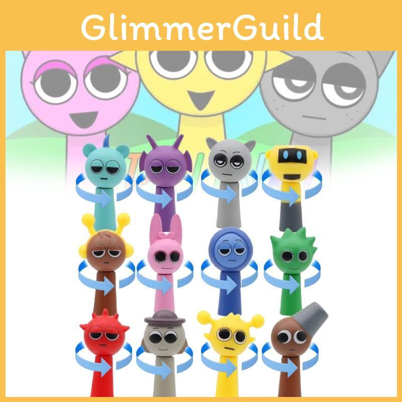 Character Sprunki The Model Toy Head Can Spin Cute Children Holiday Gift Figures