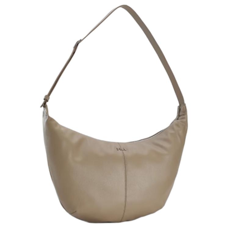 

New FILA Polyurethane Dumpling Bag, Shoulder Bag, Crossbody Bag Extra Small Women s Sky Dome Gray F13W449173FGY 45.0*7.1*30.0CM