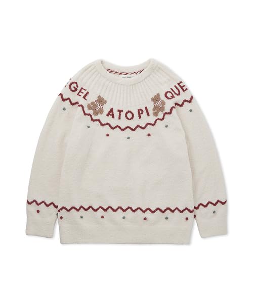 Gelato Pique HOLIDAY Nordic Pullover PWNT245159 IVR Free Size Women's