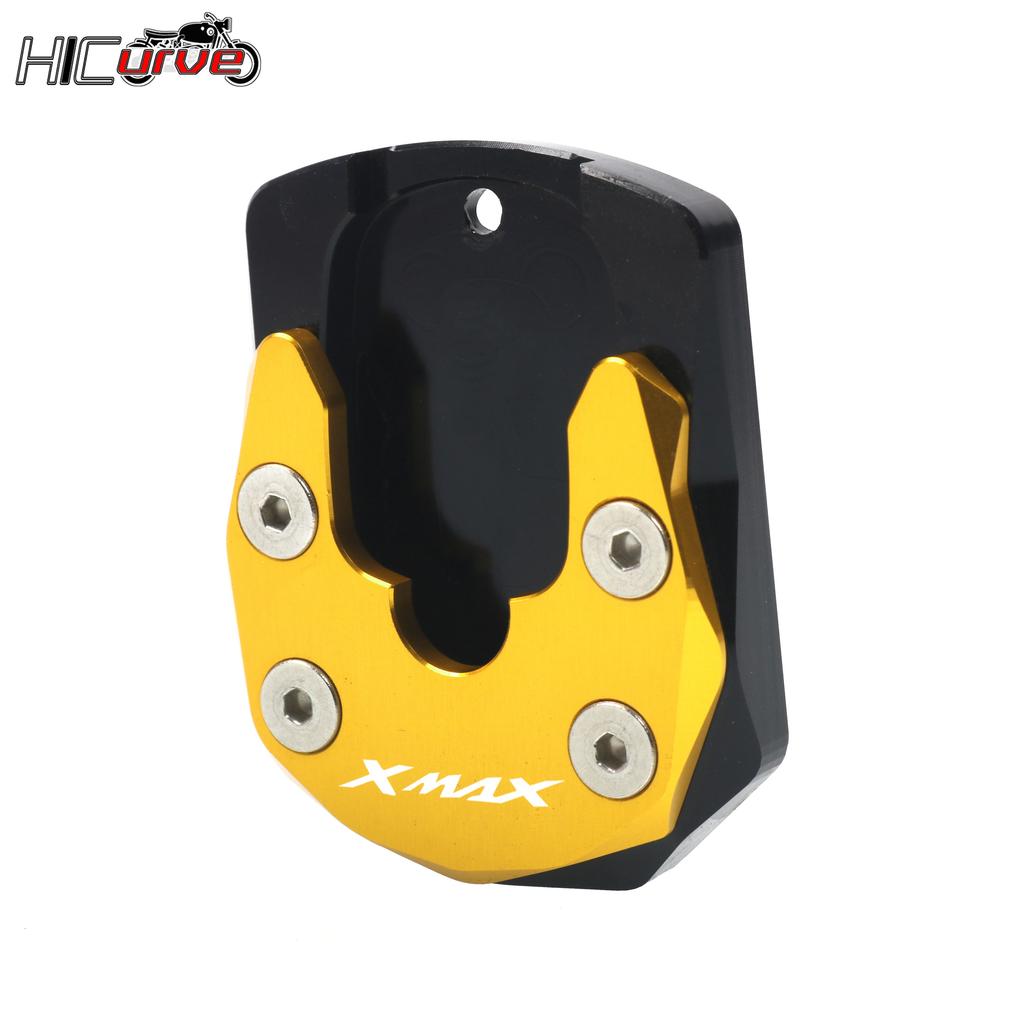 Motorcycle Kickstand Foot Side Stand Extension Pad Support Plate For YAMAHA XMAX 125 300 250 XMAX250 XMAX125 XMAX300 2017-2023