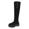 Boots Women's Autumn 2025 Versatile Skinny Retro Temperament Thickness High Over Knee Fashion Boots
