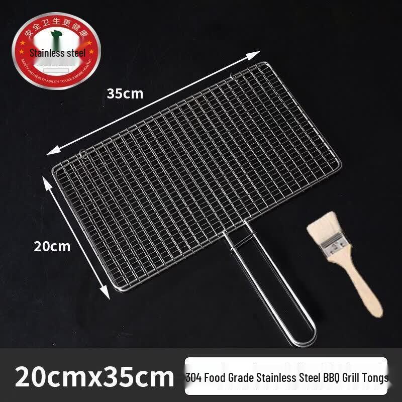 ZISIZ Stainless Steel Fish Grilling Basket