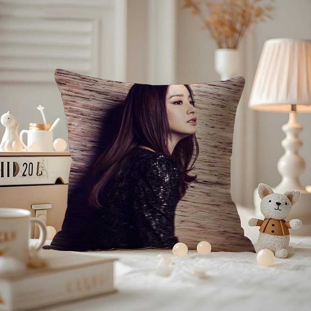 Kim Taehee Actress Cushion Cover Pattern Printed Pillowcase For Living Room Sofa Cushion Cover & Bedroom Decor
