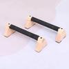 2Pcs Wooden Push-Up Bar Stand Ergonomic Anti-slip Grip Home Gym Floor Workout Strength Training Push-up Parallettes Bar Fitness Handle